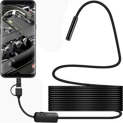 Ενδοσκοπική Κάμερα με Καλώδιο 5m Y101 Μαύρο