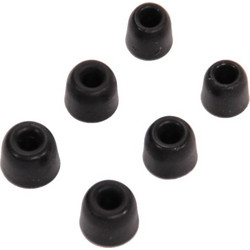 KZ SILICONE EARTIPS BLACK Silicone Eartips για Ακουστικά ΚΖ, Μαύρα