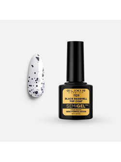 Elixir Semigel 1129 Top Coat Ημιμόνιμο Βερνίκι Νυχιών