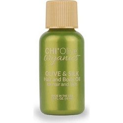 Chi Olive Organics Silk Hair and Body Ξηρό Λάδι Μαλλιών 15ml
