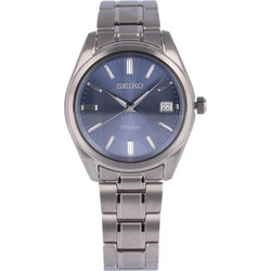 Seiko Ανδρικό Ρολόι με Ασημί Καουτσούκ Λουράκι SUR371P1