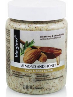 Bio Glow Almond & Honey Face & Body Scrub Προσώπου 500ml