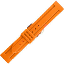 Λουράκι Σιλικόνης 8843 22mm Πορτοκαλί