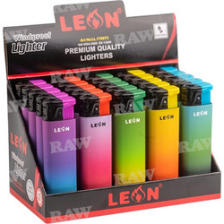 Leon Exciting Colors Αναπτήρας Συσκευασία 25 Τεμαχίων