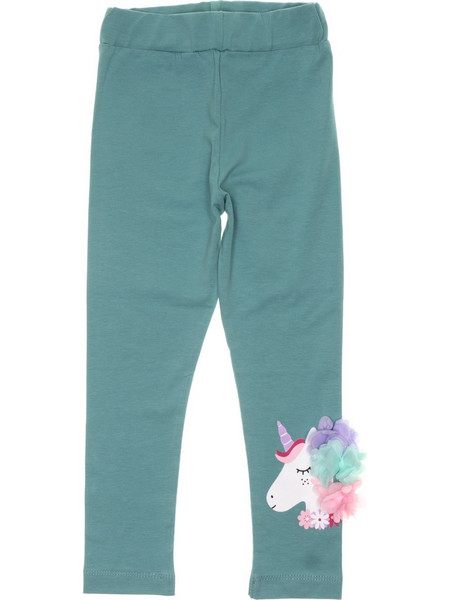 Timi Kids λεπτό κολάν με απλικέ σχέδιο Proud Veraman Unicorn