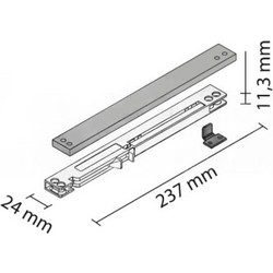 Σύστημα Soft Close για ντουλάπα Shizen συρόμενη