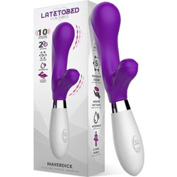 LateToBed Maverdick Δονητής Rabbit Μωβ
