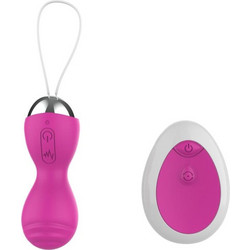 A-Gusto Vibrating Egg Δονητής Egg για Ζευγάρια με Τηλεχειριστήριο Ροζ
