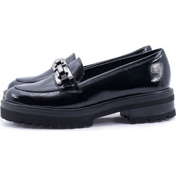 4260 Stefania Γυναικεία Loafers - Slip On ΜΑΥΡΟ