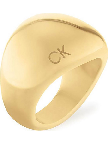 Calvin Klein Γυναικείο Δαχτυλίδι από Ατσάλι Επιχρυσωμένο 35000441