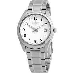 Seiko Conceptual Ανδρικό Ρολόι με Ασημί Μεταλλικό Μπρασελέ SUR459P1