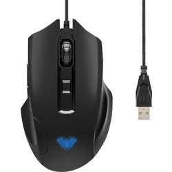 Aula Inertia Ενσύρματο Gaming Ποντίκι RGB 1200 DPI Black