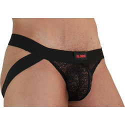 BURN - 005 JOCK LINGERIE BLACK