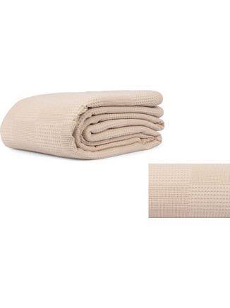 Κουβέρτα Πικέ Μονή 180x240 Mc Decor Beige