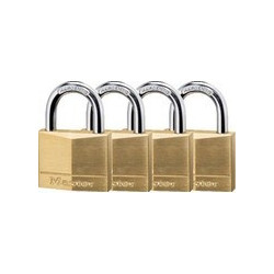 MASTER LOCK 130EURQNOP ΣΕΤ 4 ΛΟΥΚΕΤΩΝ ΜΠΡΟΥΤΖΙΝΩΝ ΜΕ ΙΔΙΟ ΚΛΕΙΔΙ 30 mm