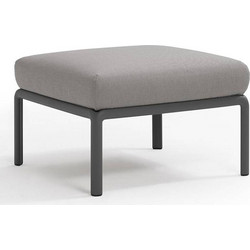 Komodo pouf ref.369 σκαμπό 02 - Anthracite 72x72x47,5(47,5)cm