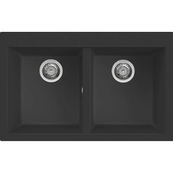 Karag Quadra 350 Επικαθήμενος Νεροχύτης Γρανίτη Ματ Ghisa 70 79x50cm