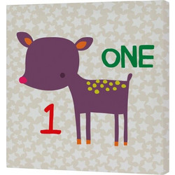 Καμβάς HappyFriday Baleno teen Forest friends Πολύχρωμο 27 x 27 cm