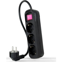 Λωρίδα NANOCABLE 10.38.0003-BK 3680 W 250 V 1,4 m