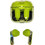 Jazz J5 Ακουστικά Bluetooth Earbud Green