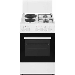 Arielli C-5060/2GFL Κουζίνα Ηλεκτρική 43lt με Εστίες Αερίου & Ρεύματος 50cm
