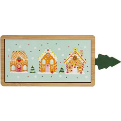 Χριστουγεννιάτικη Πιατέλα Gingerbread 73043 33x11cm Multi Ladelle