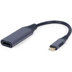 Cablexpert Μετατροπέας USB-C male σε HDMI female Γκρι (A-USB3C-HDMI-01)
