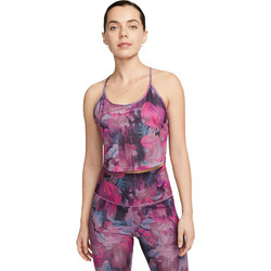 Nike Dri-FIT One Printed Tank Top Γυναικείο Αθλητικό Crop Top Πολύχρωμο DV9866-665