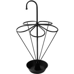Ομπρελοθήκη 247HFM1218 40x40x76cm Black Aberto Design Μέταλλο