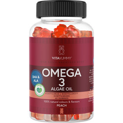 VitaYummy Omega 3 Algae Oil για Παιδιά Ροδάκινο 60 Ζελεδάκια
