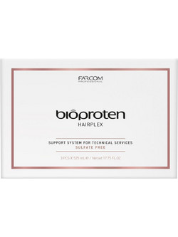 Farcom Professional Bioproten Hairplex Kit Σετ Θεραπείας Μαλλιών για Επανόρθωση 3x525ml