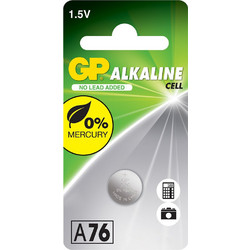 Gp Alkaline Cell A76 LR44 1τμχ