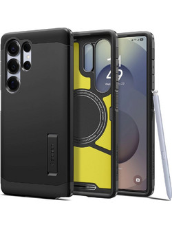 Spigen Tough Armor MagFit Back Cover Black (Samsung Galaxy S25 Ultra)