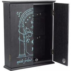 Erik The Lord of the Rings Key Hanger Moria Gate Glow in the Dark 6 Hooks MDF 21x26x6cm