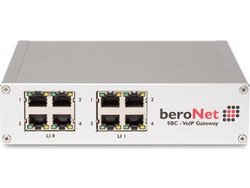 BeroNet BNSBC-M 16Ch. Modular VoIP Session Border Controller (SBC) 2 Slots for Modules, Dual NIC, 2 Sessions Free, Max 8 Concurrent Sessions