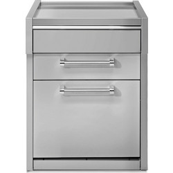 Μονάδα πάγκου 70cm με τρία συρτάρια inox SWING G7C-P-SS Steel