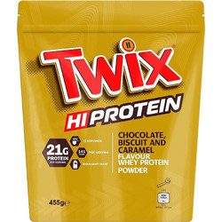Twix Hi Powder Chocolate Biscuit & Caramel Πρωτεΐνη Ορού Γάλακτος Γράμμωσης 455gr
