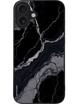 Sonique Marble Series Θήκη για Apple iPhone 16 Plus Black 02