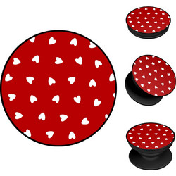 Sonique Heart Series Pop Socket Red