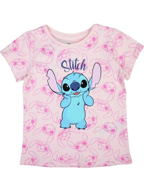Παιδική Μπλούζα T- Shirt Stitch Lilo - Stitch Ροζ Χρώμα
