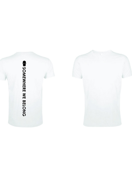 Ghetto Somewhere We Belong White T-Shirt | Women's (Fit)
