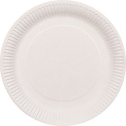 Procos - Χάρτινα Πιάτα Λευκά 10 Pcs, 19,5 Cm 95061