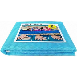 Ψάθα Παραλίας Που Δεν Κρατάει Την Άμμο - Sand Free Mat 150Χ200 - Γαλάζιο