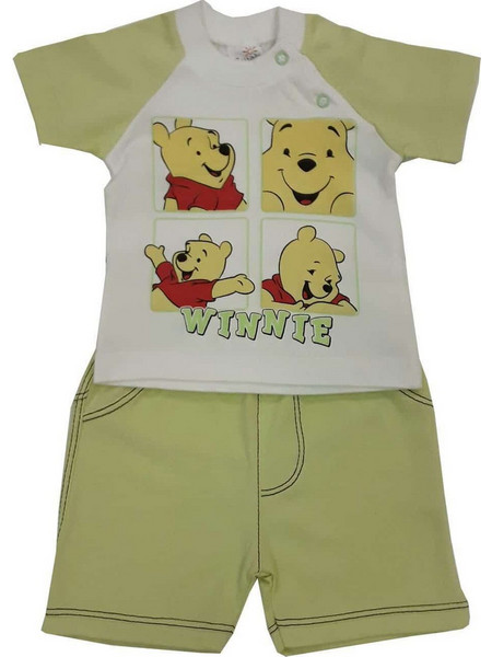 Πιτζαμάκι Σετ Καλοκαιρινό Pooh Beboulino Lime 80108580017