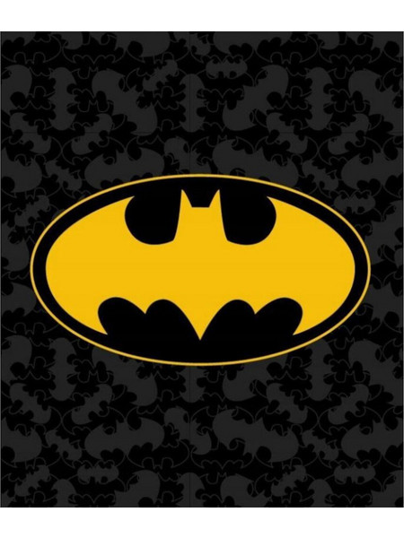 Κουβέρτα Fleece 120x150cm Batman Black 7010401