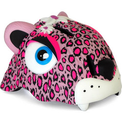 Κράνος με Led 49-55cm Crazy Safety Leopard Pink NSH-100301-01-01