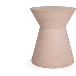 Σκαμπό Biella Terazzo Pink White (35x35x44) Soulworks 0800002