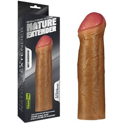 Lovetoy Revolutionary Silicone Nature 5 Κάλυμμα Επιμήκυνσης Πέους 17.5cm Flesh