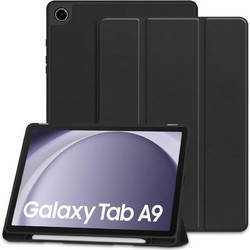 Θήκη Smartcase Flip Cover Stand με Υποδοχή για Γραφίδα για Samsung Galaxy Tab A9 8.7" μαύρη (OEM)