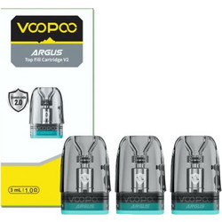 VooPoo ARGUS Top Fill Cartridge V2 Pod 3ml with coil 1.0ohm (3 ανταλλακτικά)
